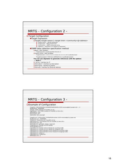 Network Monitoring and Data Center Operation - SOI-Asia