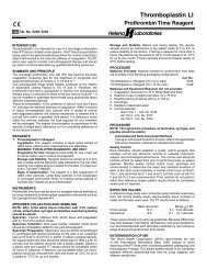 Thromboplastin LI Prothrombin Time Reagent - Helena