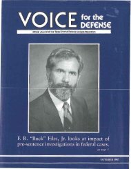 OCTOBER D87 - Voice For The Defense Online