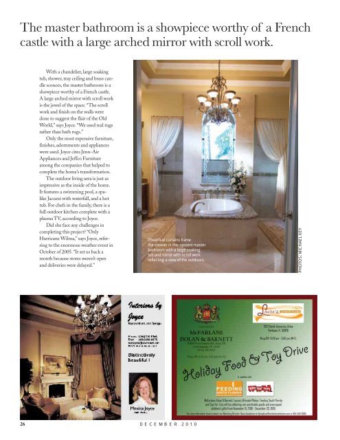 Pamper Guests - The Parklander Magazine