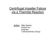 Centrifugal Impeller Failure via a Thermite Reaction