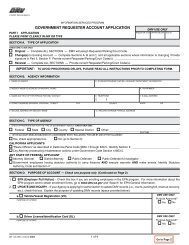 INF 1130, Government Requester Account Application - California ...