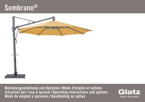 Sombrano® - Parasol-shop.nl