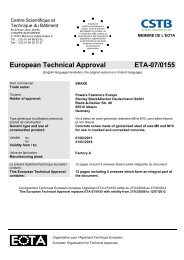 European Technical Approval ETA-07/0155