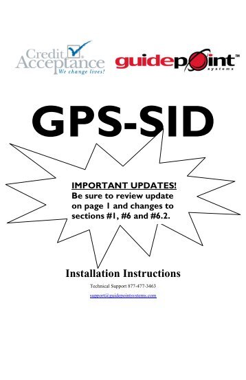 GPS-SID - Guidepoint Systems