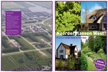 Insteekfolder Noorderplassen West - Ik Bouw Mijn Huis In Almere