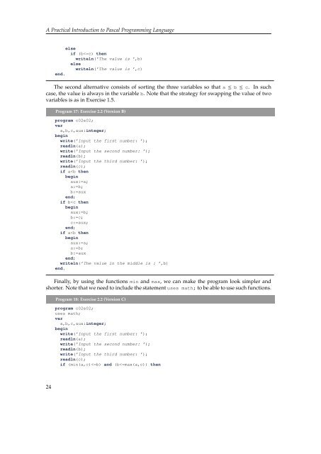 A practical introduction to Pascal programming language - GIARA