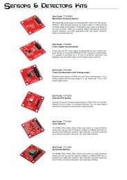 Sensors & Detectors Kits - E-Gizmo