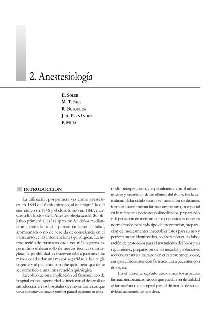 2. AnestesiologÃ­a