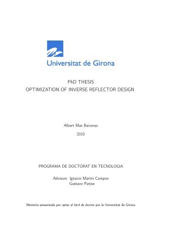 Optimization on Inverse Reflector Design