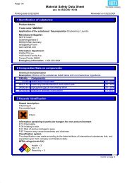 MSDS Quickol - FabriClean Supply