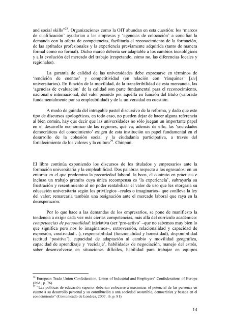 El discurso sobre las competencias y el nuevo espÃ­ritu ... - Filosofia.net