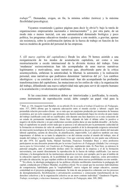 El discurso sobre las competencias y el nuevo espÃ­ritu ... - Filosofia.net