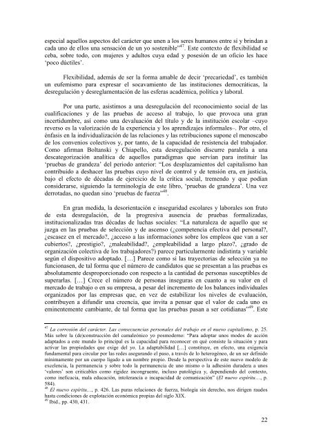 El discurso sobre las competencias y el nuevo espÃ­ritu ... - Filosofia.net