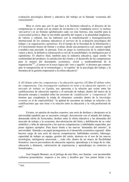 El discurso sobre las competencias y el nuevo espÃ­ritu ... - Filosofia.net