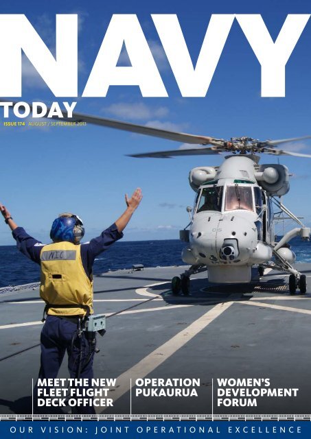 Aug-Sep 2013, Issue 174 - Royal New Zealand Navy