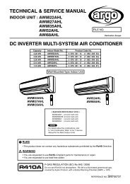 technical & service manual dc inverter multi-system air ... - Package