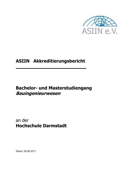 Akkreditierungsbericht - ASIIN e. V.