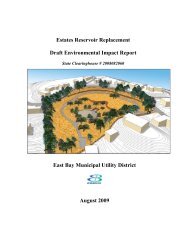 Draft Environmental Impact Report - East Bay Municipal Utility District