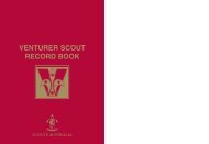 venturer scout record book