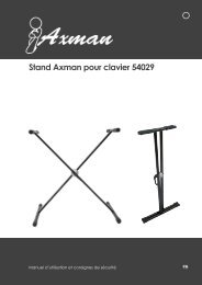 Stand Axman pour clavier 54029