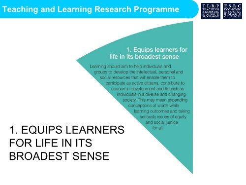 Mary James - Making sense of TLRP presentation (pdf)