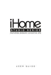 iD3 User Manual - iHome