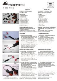 Installation Instruction: Mini Blinker Set V-Strom ... - Touratech-USA