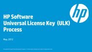 Universal license key - HP