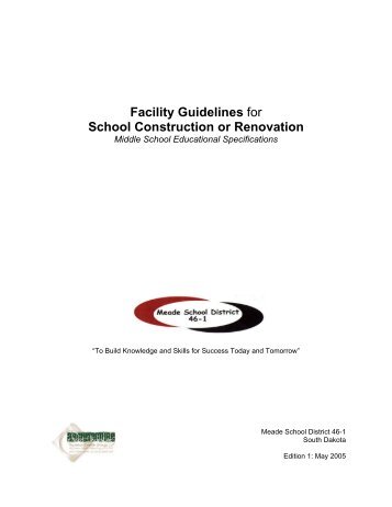 Facility Guidelines for School Construction or Renovation