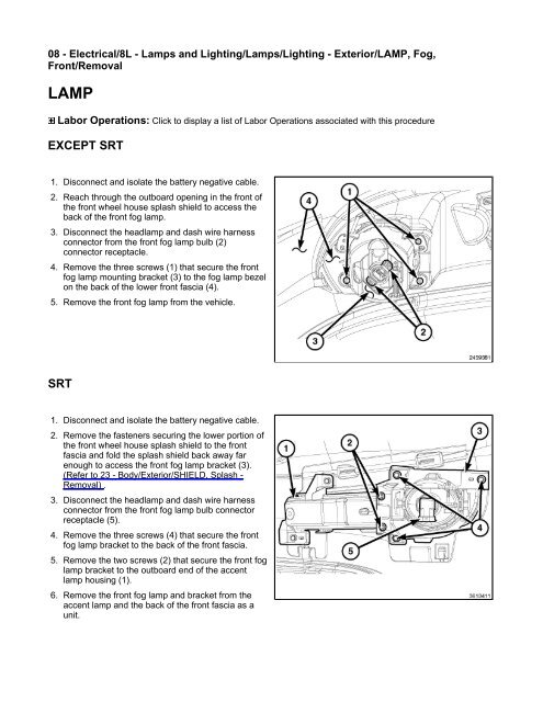 Fog lamp removal, front (PDF) - WK2Jeeps.com