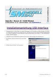SM Anleitung USB-Interface v1.10 - SM-Modellbau