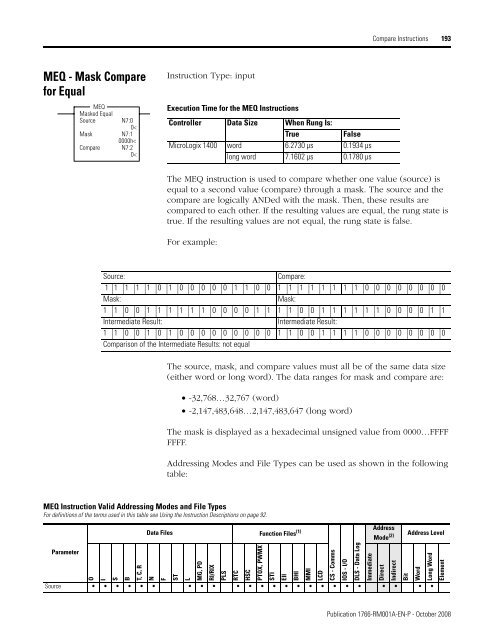 1766-RM001A-EN-P MicroLogix 1400 Programmable Controllers ...