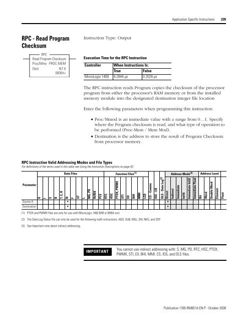 1766-RM001A-EN-P MicroLogix 1400 Programmable Controllers ...