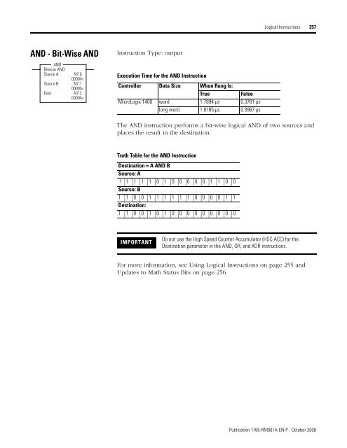 1766-RM001A-EN-P MicroLogix 1400 Programmable Controllers ...