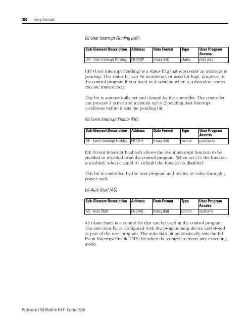 1766-RM001A-EN-P MicroLogix 1400 Programmable Controllers ...