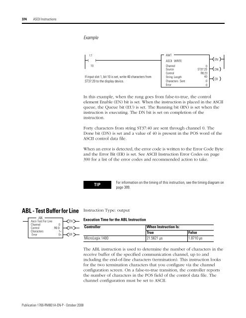 1766-RM001A-EN-P MicroLogix 1400 Programmable Controllers ...