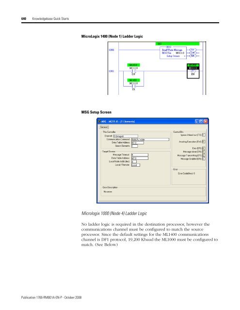 1766-RM001A-EN-P MicroLogix 1400 Programmable Controllers ...