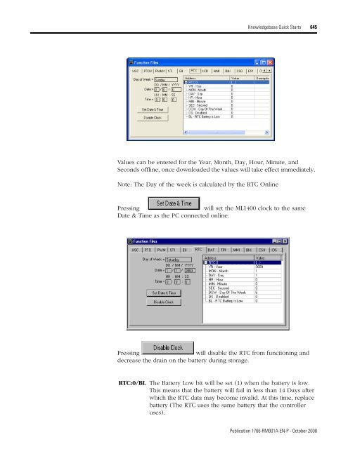 1766-RM001A-EN-P MicroLogix 1400 Programmable Controllers ...