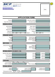 APPLICATION FORM