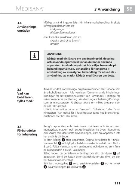 DE Ultraschall-InhalationsgerÃƒÂ¤t USC - Medisana