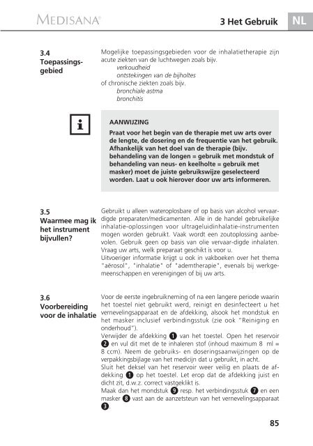 DE Ultraschall-InhalationsgerÃƒÂ¤t USC - Medisana