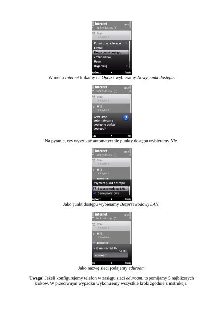 instrukcja EAP-PEAP - Eduroam