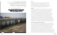 for Mumbai Port in The 21st Century. A Flawed Project