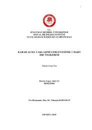 karar-alma yaklaÅÄ±mÄ± Ã§erÃ§evesÄnde 1 mart 2003 tezkeresÄ