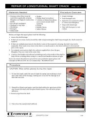 Repair of Longitudinal Shaft Crack Instructions - Concept2