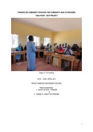 Training report Community strategy.pdf - Disaster risk reduction