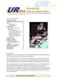 De UReka-nieuwsbrief Februari/Maart 2010 is hier te ... - SNT WESP