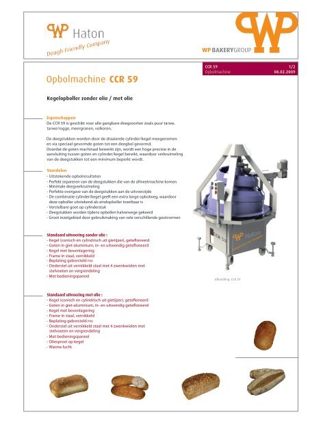 Opbolmachine CCR 59 - WP Haton