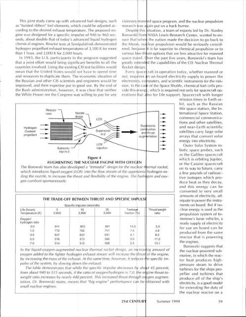 Back to the Moon with Nuclear Rockets